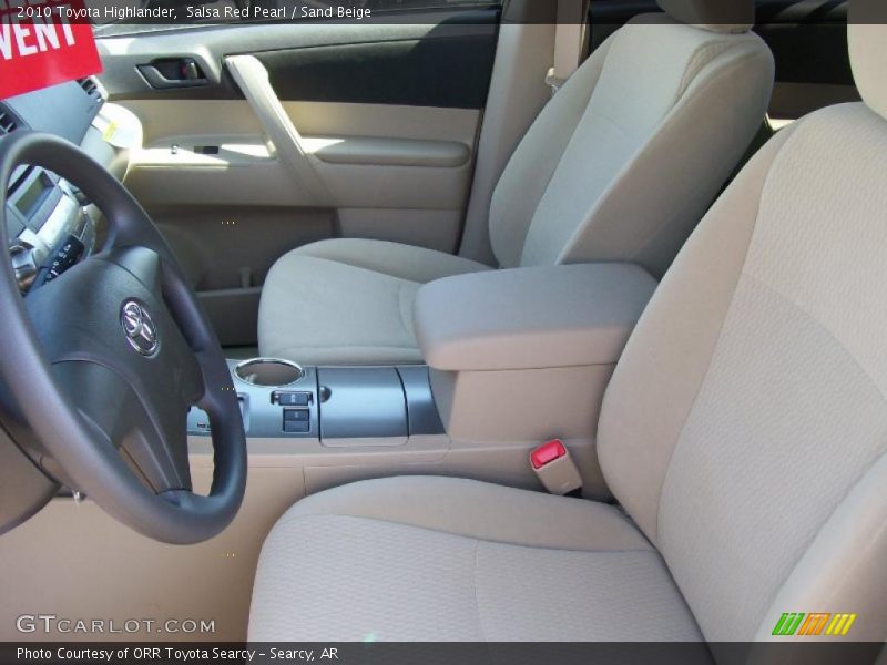 Salsa Red Pearl / Sand Beige 2010 Toyota Highlander