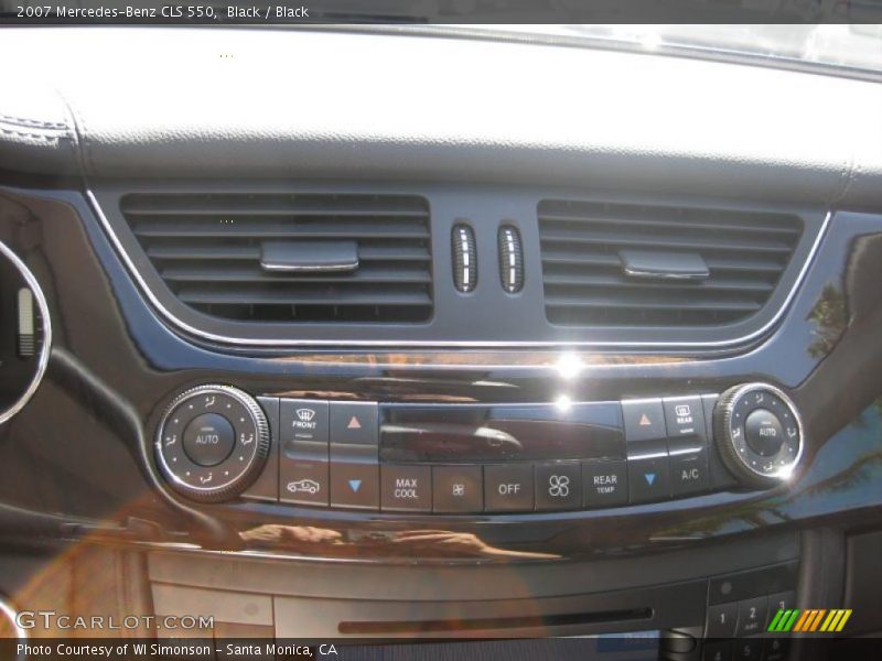 Black / Black 2007 Mercedes-Benz CLS 550