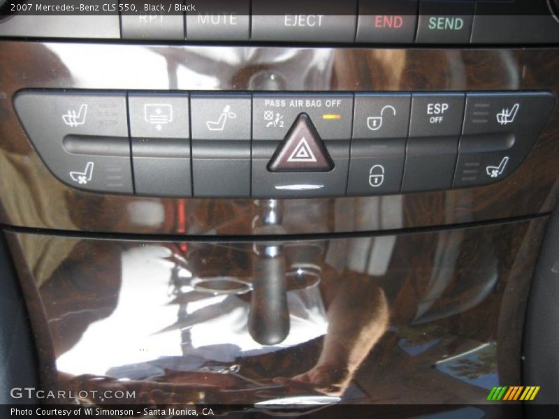Black / Black 2007 Mercedes-Benz CLS 550
