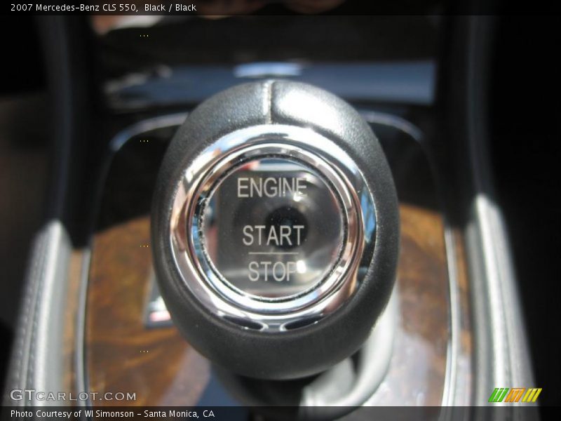 Black / Black 2007 Mercedes-Benz CLS 550