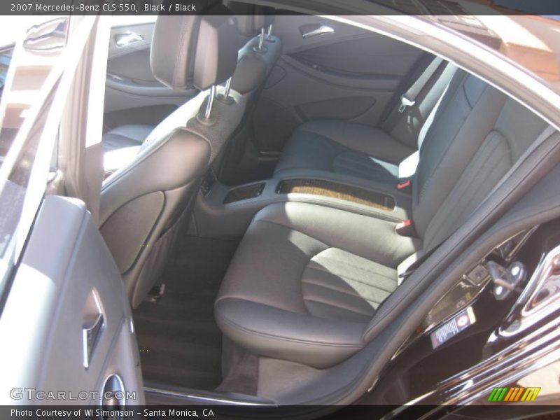 Black / Black 2007 Mercedes-Benz CLS 550