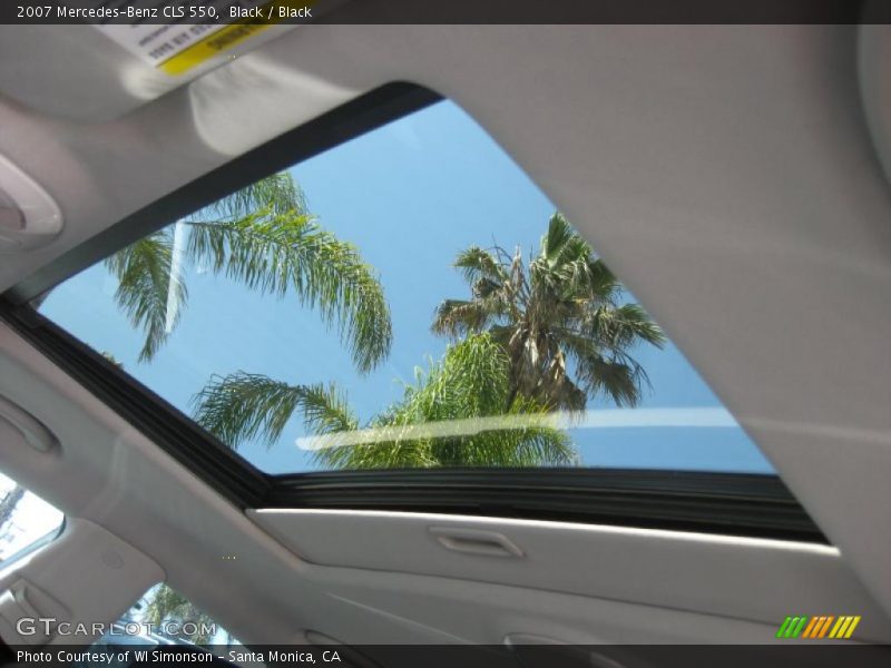 Black / Black 2007 Mercedes-Benz CLS 550