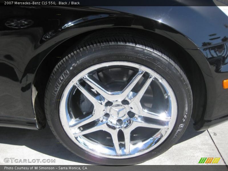 Black / Black 2007 Mercedes-Benz CLS 550