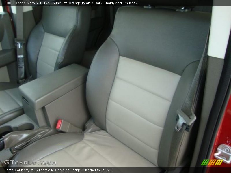 Sunburst Orange Pearl / Dark Khaki/Medium Khaki 2008 Dodge Nitro SLT 4x4