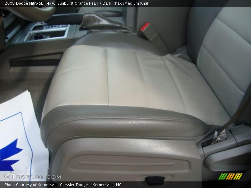 Sunburst Orange Pearl / Dark Khaki/Medium Khaki 2008 Dodge Nitro SLT 4x4