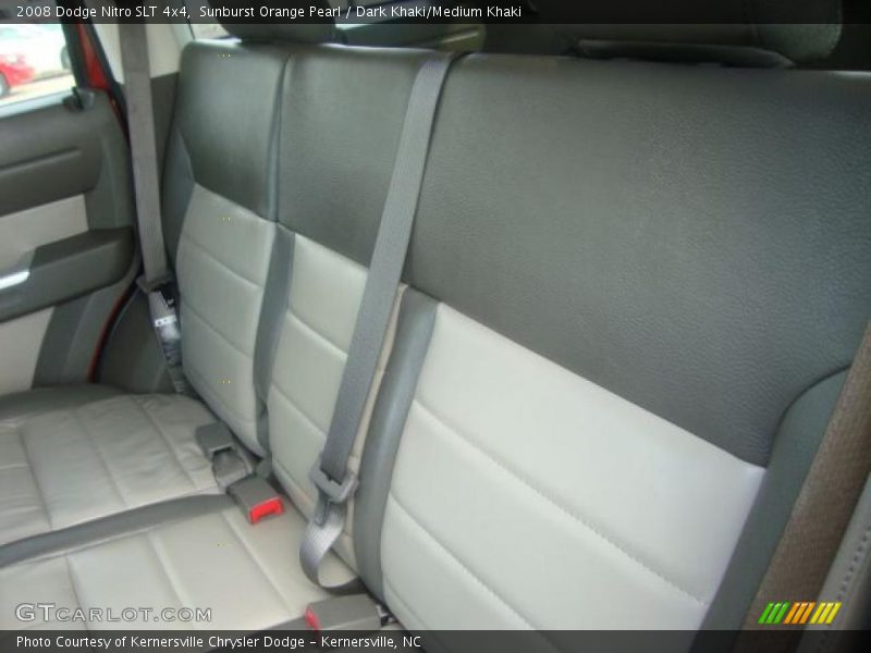 Sunburst Orange Pearl / Dark Khaki/Medium Khaki 2008 Dodge Nitro SLT 4x4