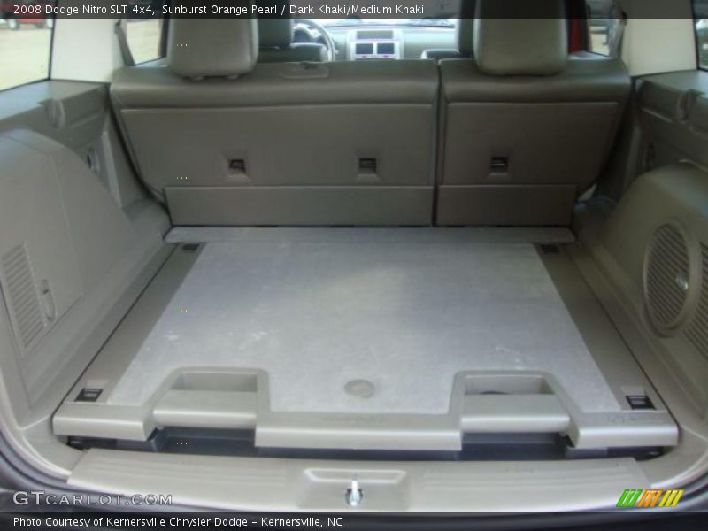 Sunburst Orange Pearl / Dark Khaki/Medium Khaki 2008 Dodge Nitro SLT 4x4