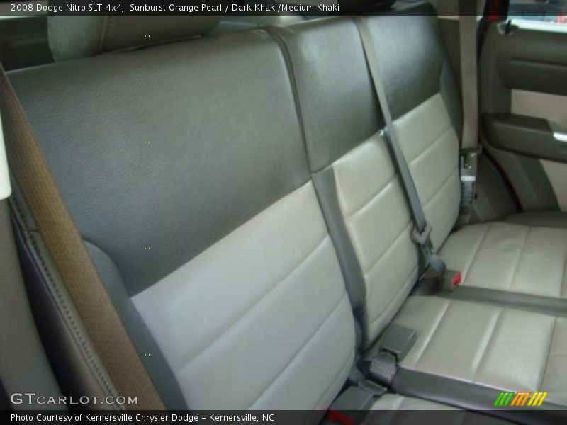 Sunburst Orange Pearl / Dark Khaki/Medium Khaki 2008 Dodge Nitro SLT 4x4