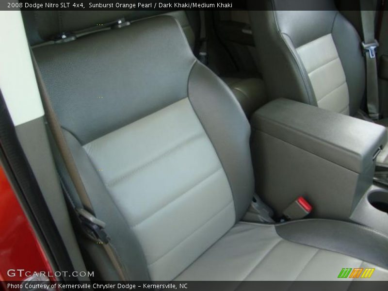 Sunburst Orange Pearl / Dark Khaki/Medium Khaki 2008 Dodge Nitro SLT 4x4