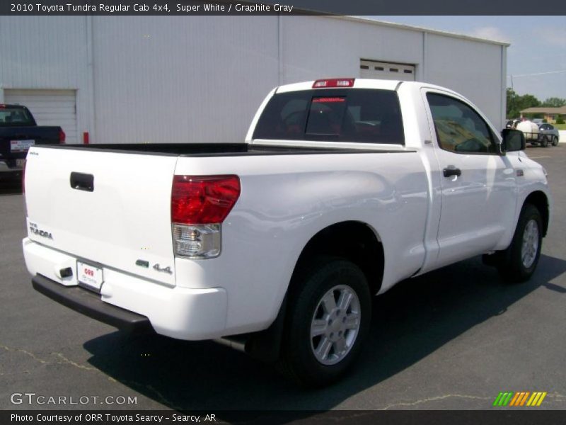 Super White / Graphite Gray 2010 Toyota Tundra Regular Cab 4x4