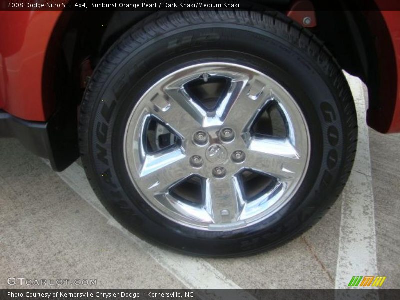 Sunburst Orange Pearl / Dark Khaki/Medium Khaki 2008 Dodge Nitro SLT 4x4