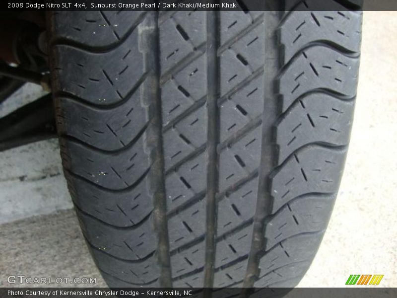 Sunburst Orange Pearl / Dark Khaki/Medium Khaki 2008 Dodge Nitro SLT 4x4