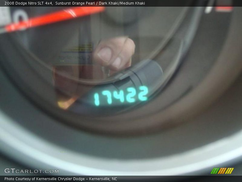Sunburst Orange Pearl / Dark Khaki/Medium Khaki 2008 Dodge Nitro SLT 4x4