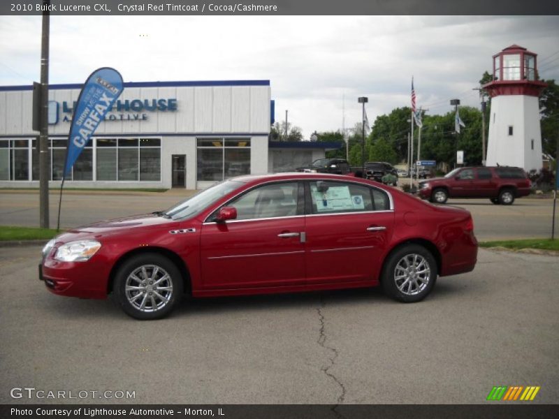 Crystal Red Tintcoat / Cocoa/Cashmere 2010 Buick Lucerne CXL