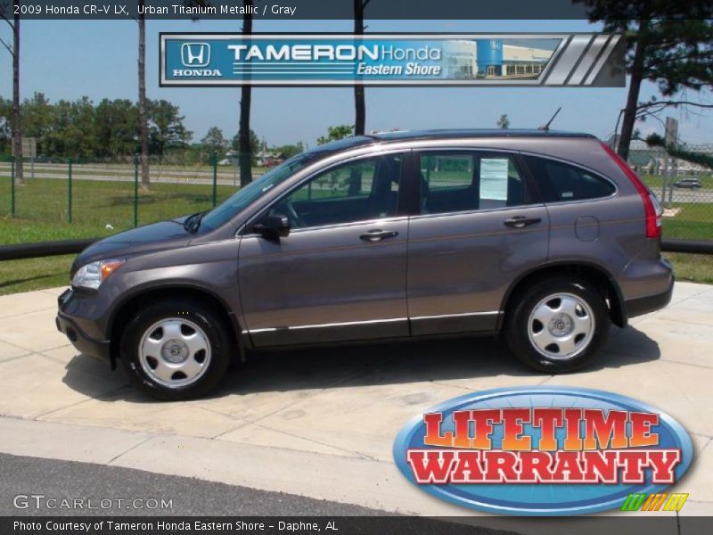 Urban Titanium Metallic / Gray 2009 Honda CR-V LX