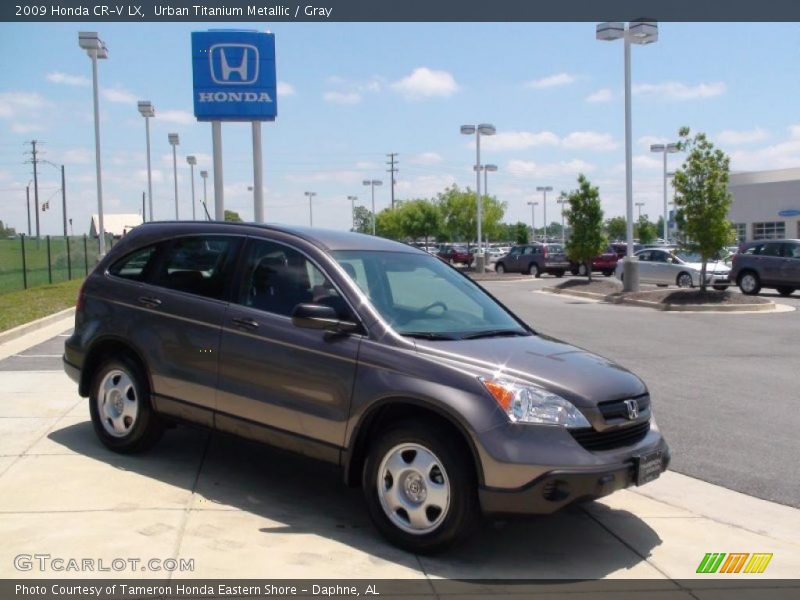 Urban Titanium Metallic / Gray 2009 Honda CR-V LX