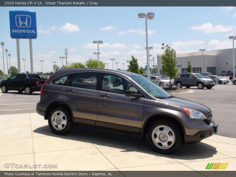 Urban Titanium Metallic / Gray 2009 Honda CR-V LX