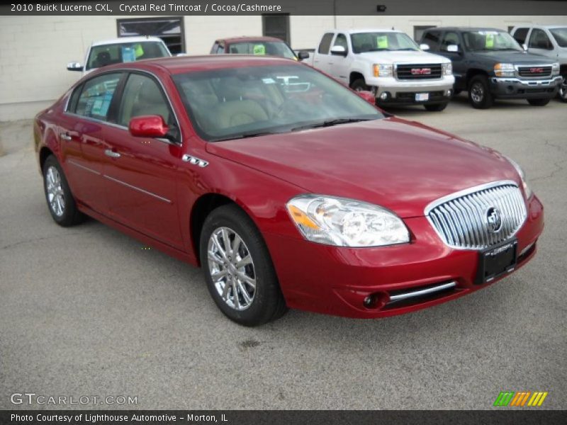 Crystal Red Tintcoat / Cocoa/Cashmere 2010 Buick Lucerne CXL