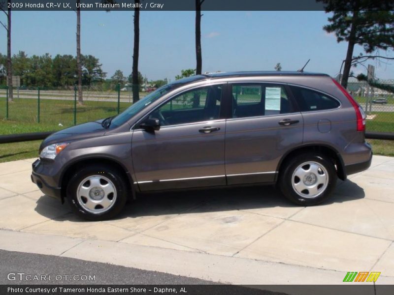 Urban Titanium Metallic / Gray 2009 Honda CR-V LX