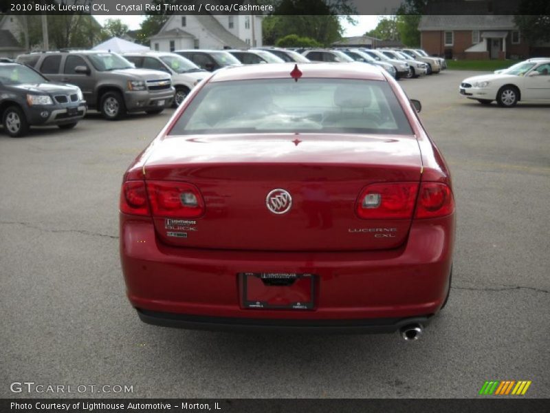 Crystal Red Tintcoat / Cocoa/Cashmere 2010 Buick Lucerne CXL