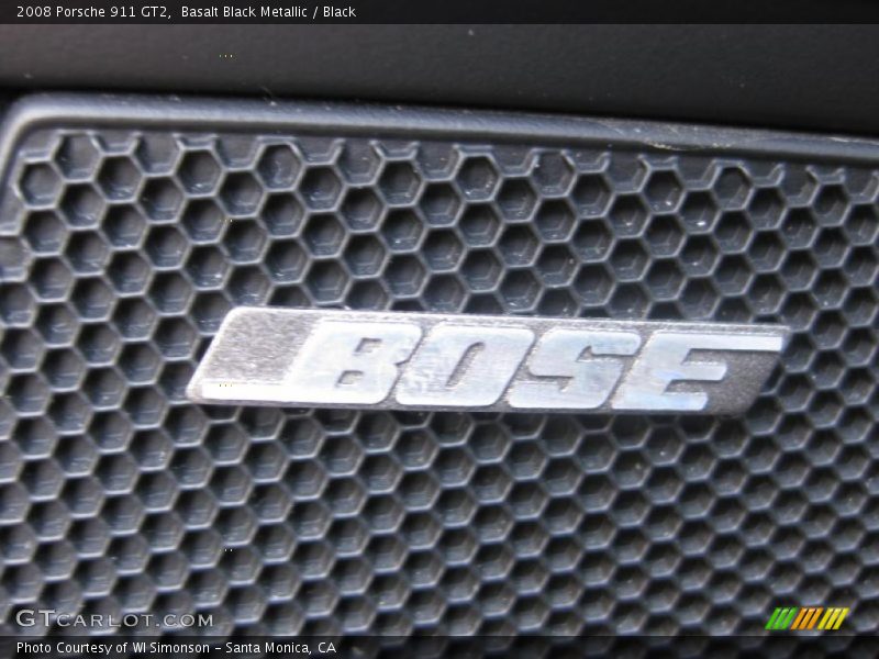 Basalt Black Metallic / Black 2008 Porsche 911 GT2