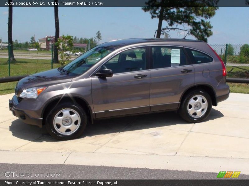 Urban Titanium Metallic / Gray 2009 Honda CR-V LX