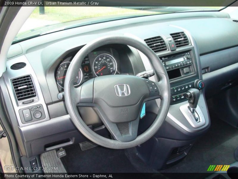 Urban Titanium Metallic / Gray 2009 Honda CR-V LX