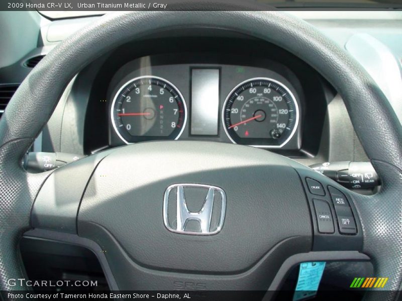 Urban Titanium Metallic / Gray 2009 Honda CR-V LX