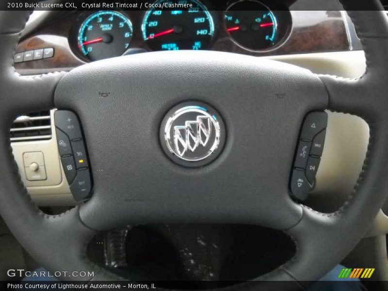 Crystal Red Tintcoat / Cocoa/Cashmere 2010 Buick Lucerne CXL