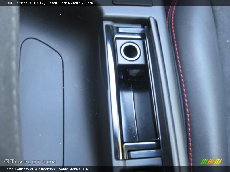 Basalt Black Metallic / Black 2008 Porsche 911 GT2