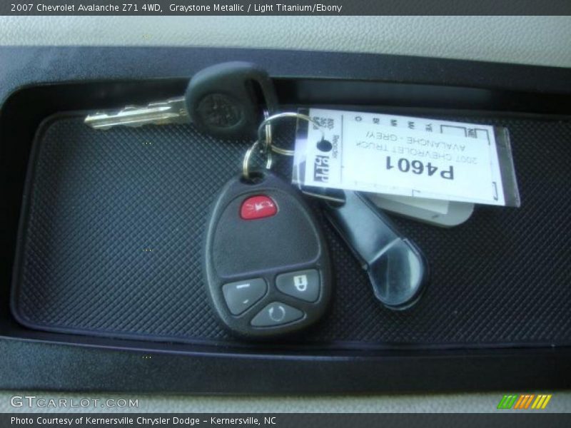Graystone Metallic / Light Titanium/Ebony 2007 Chevrolet Avalanche Z71 4WD