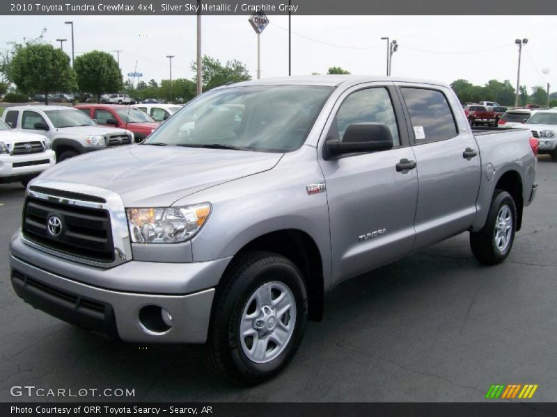 Silver Sky Metallic / Graphite Gray 2010 Toyota Tundra CrewMax 4x4