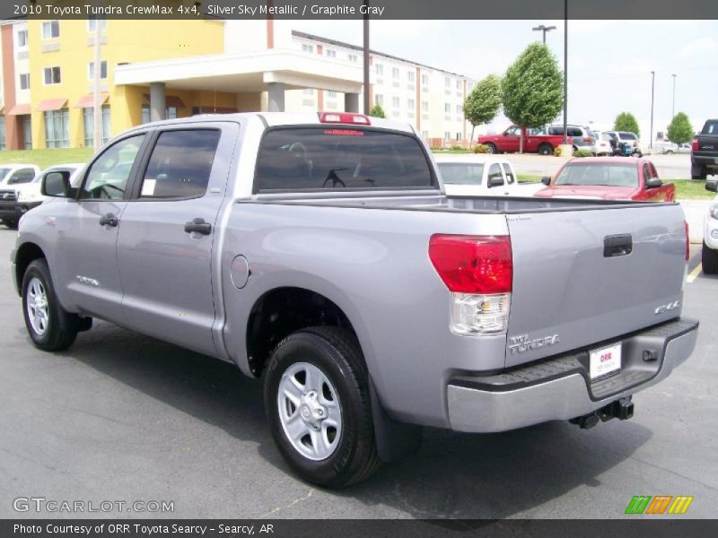 Silver Sky Metallic / Graphite Gray 2010 Toyota Tundra CrewMax 4x4