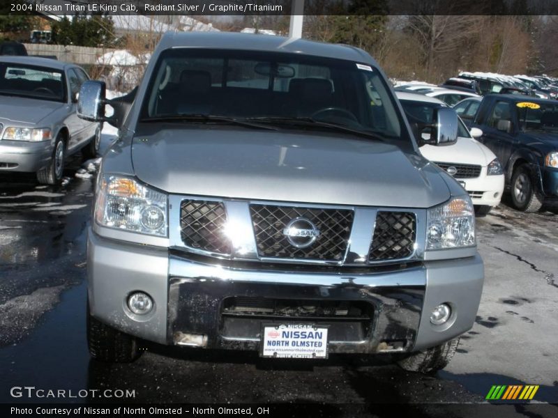 Radiant Silver / Graphite/Titanium 2004 Nissan Titan LE King Cab