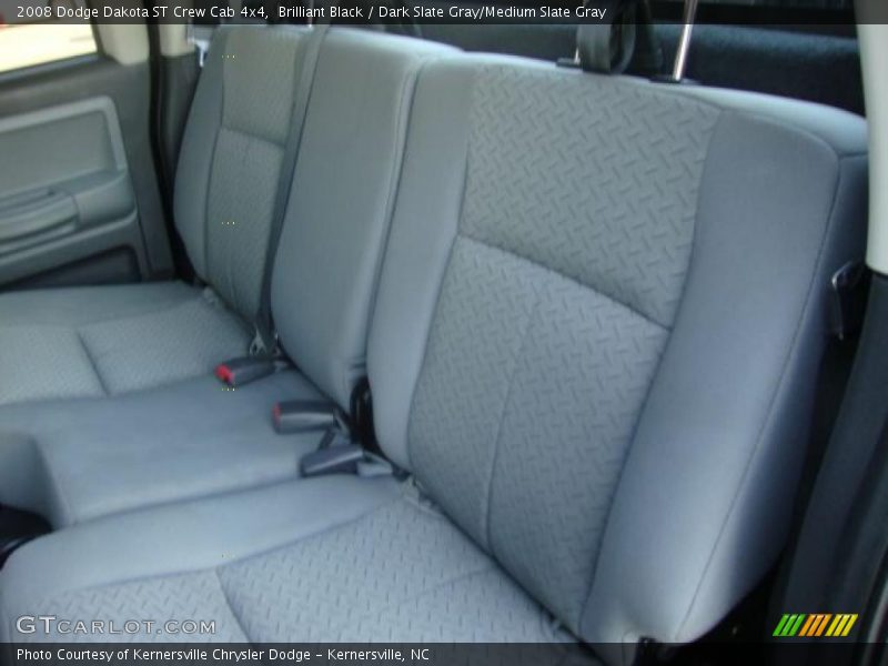 Brilliant Black / Dark Slate Gray/Medium Slate Gray 2008 Dodge Dakota ST Crew Cab 4x4