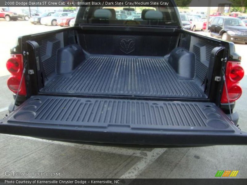 Brilliant Black / Dark Slate Gray/Medium Slate Gray 2008 Dodge Dakota ST Crew Cab 4x4