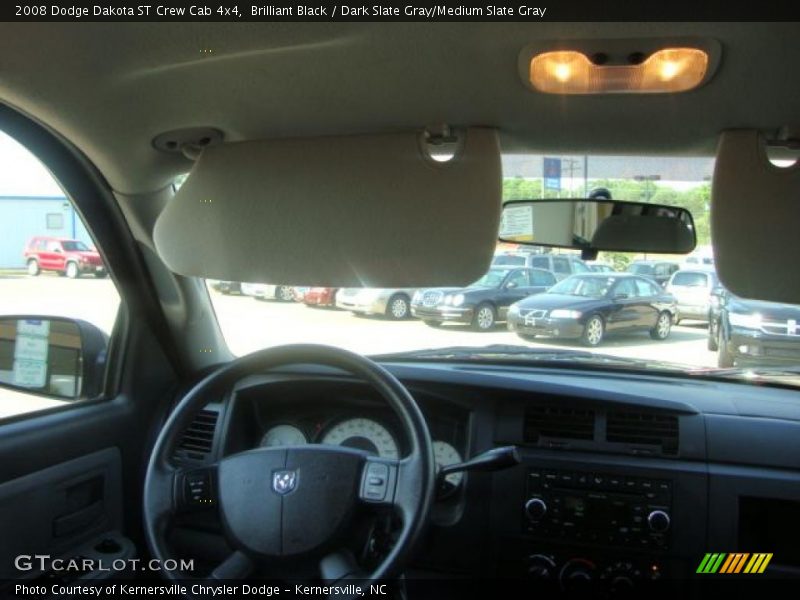 Brilliant Black / Dark Slate Gray/Medium Slate Gray 2008 Dodge Dakota ST Crew Cab 4x4