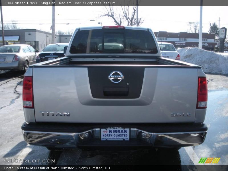 Radiant Silver / Graphite/Titanium 2004 Nissan Titan LE King Cab