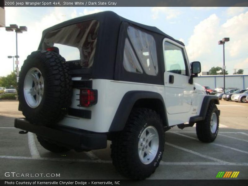 Stone White / Dark Slate Gray 2006 Jeep Wrangler Sport 4x4