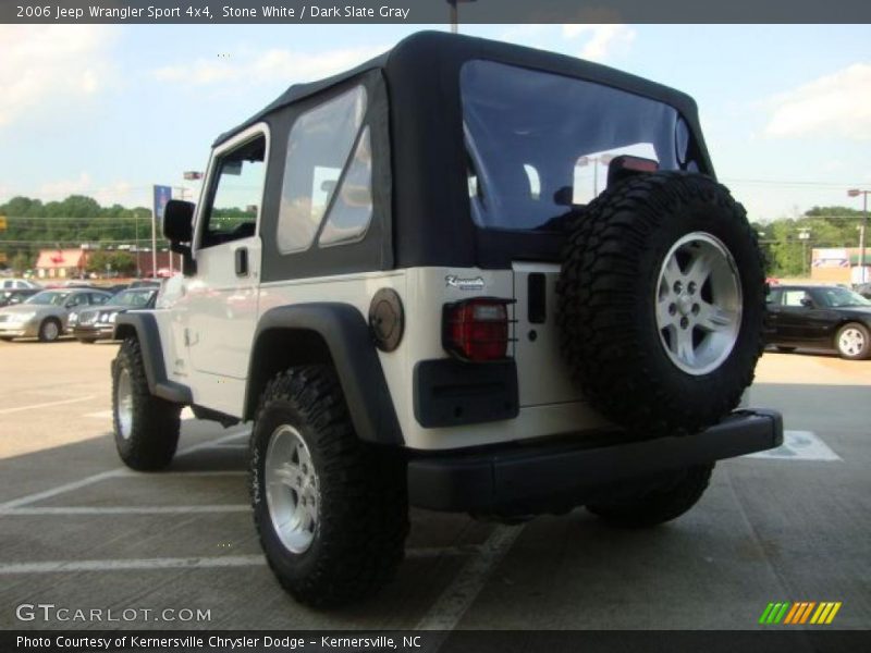 Stone White / Dark Slate Gray 2006 Jeep Wrangler Sport 4x4