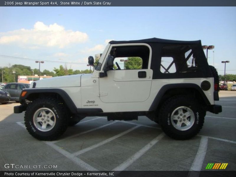 Stone White / Dark Slate Gray 2006 Jeep Wrangler Sport 4x4