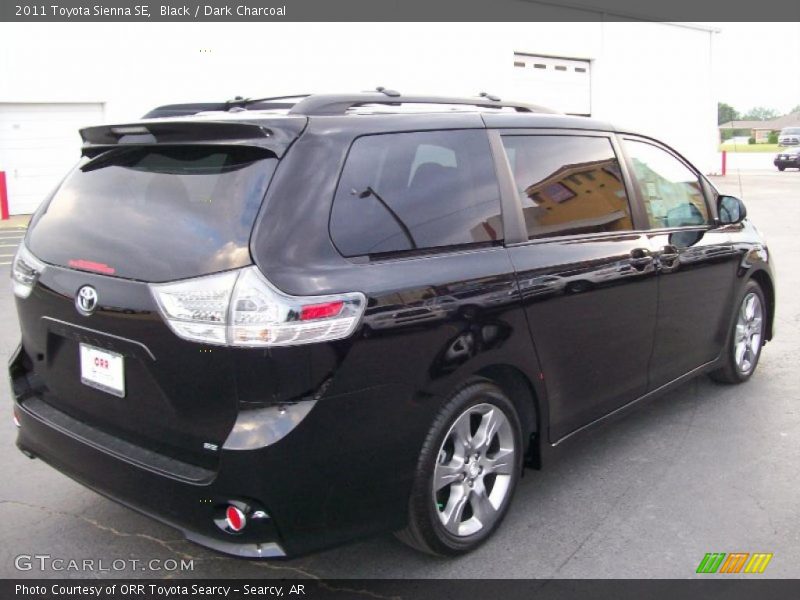 Black / Dark Charcoal 2011 Toyota Sienna SE