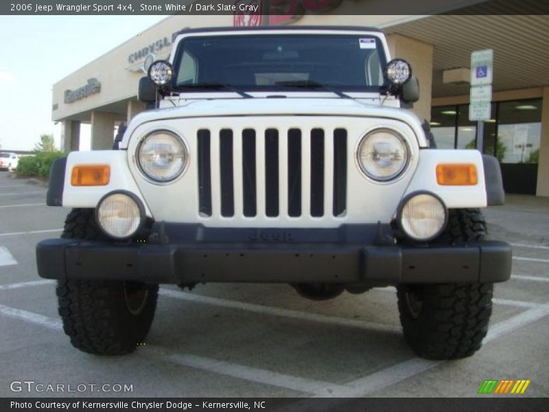 Stone White / Dark Slate Gray 2006 Jeep Wrangler Sport 4x4