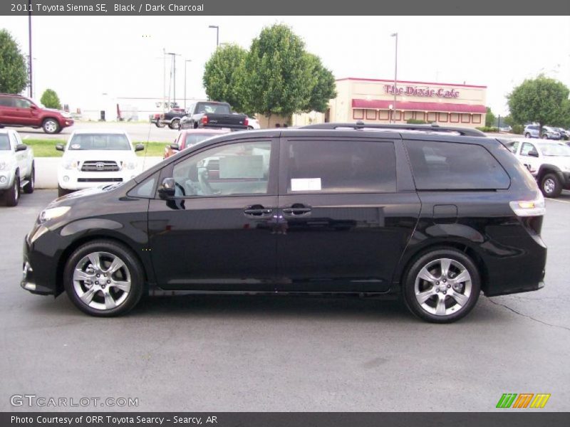 Black / Dark Charcoal 2011 Toyota Sienna SE