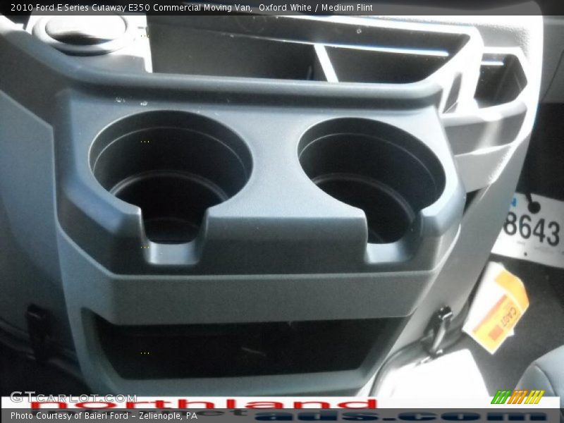 Oxford White / Medium Flint 2010 Ford E Series Cutaway E350 Commercial Moving Van