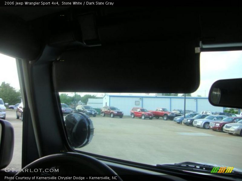 Stone White / Dark Slate Gray 2006 Jeep Wrangler Sport 4x4