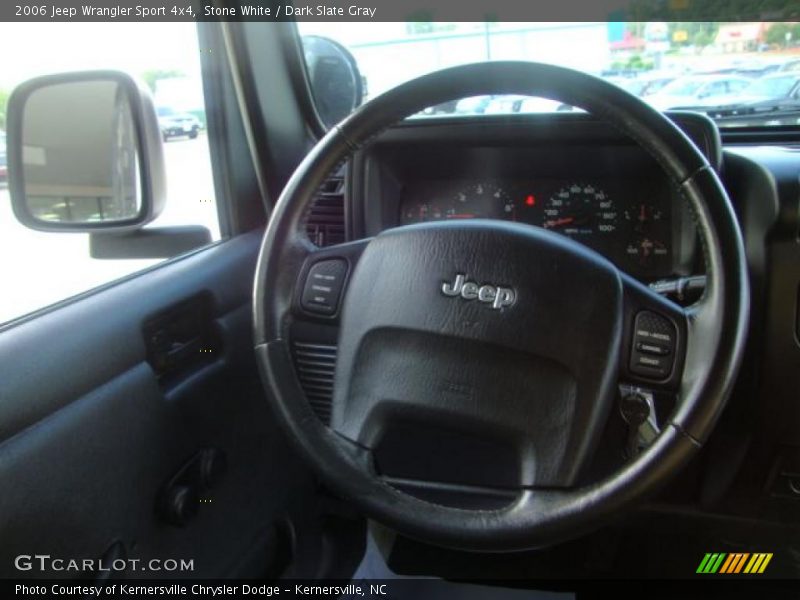 Stone White / Dark Slate Gray 2006 Jeep Wrangler Sport 4x4