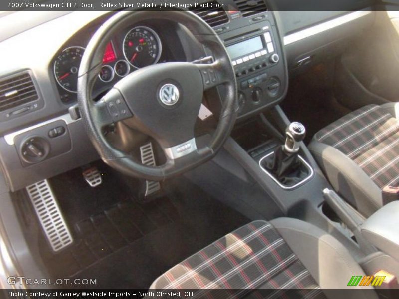 Reflex Silver Metallic / Interlagos Plaid Cloth 2007 Volkswagen GTI 2 Door