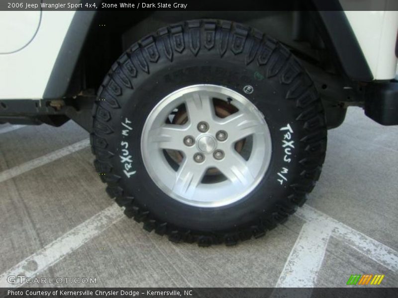 Stone White / Dark Slate Gray 2006 Jeep Wrangler Sport 4x4