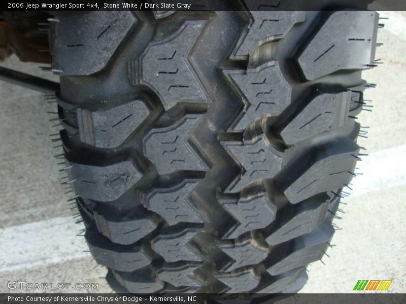 Stone White / Dark Slate Gray 2006 Jeep Wrangler Sport 4x4